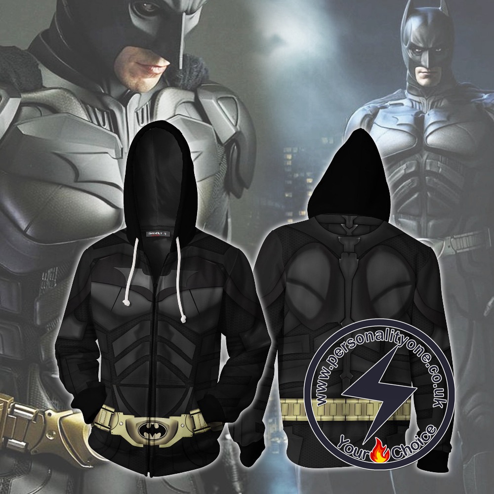 BATMAN - BATMAN 3D zip up Hoodie - BATMAN HOODIES